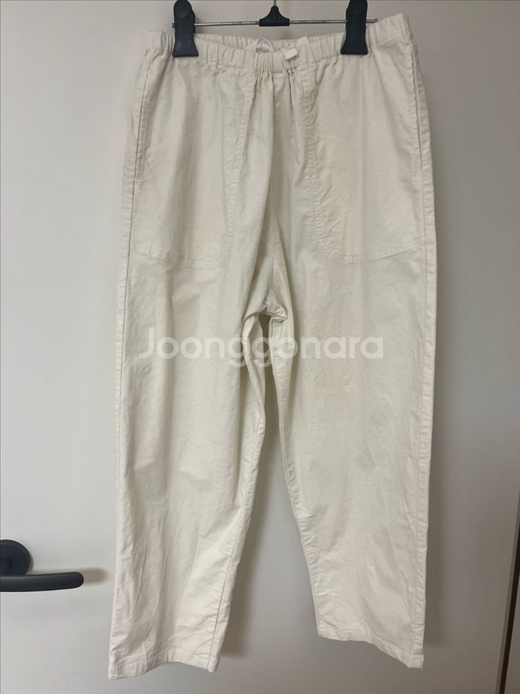 단톤 우먼 화이트 이지팬츠 36--0