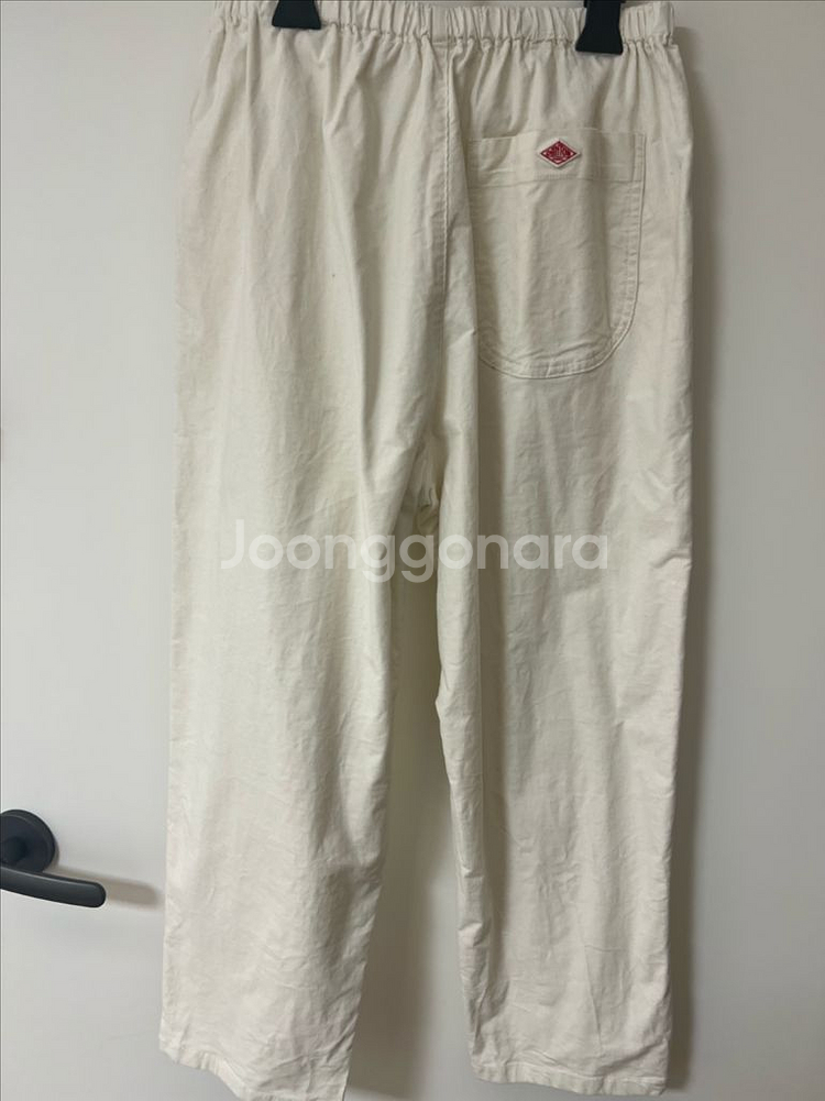 단톤 우먼 화이트 이지팬츠 36--1