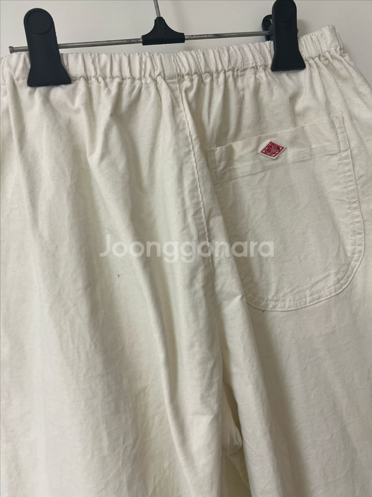 단톤 우먼 화이트 이지팬츠 36--2