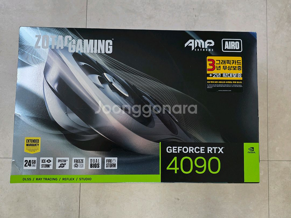 ZOTAC RTX 4090 amp 팝니다--1