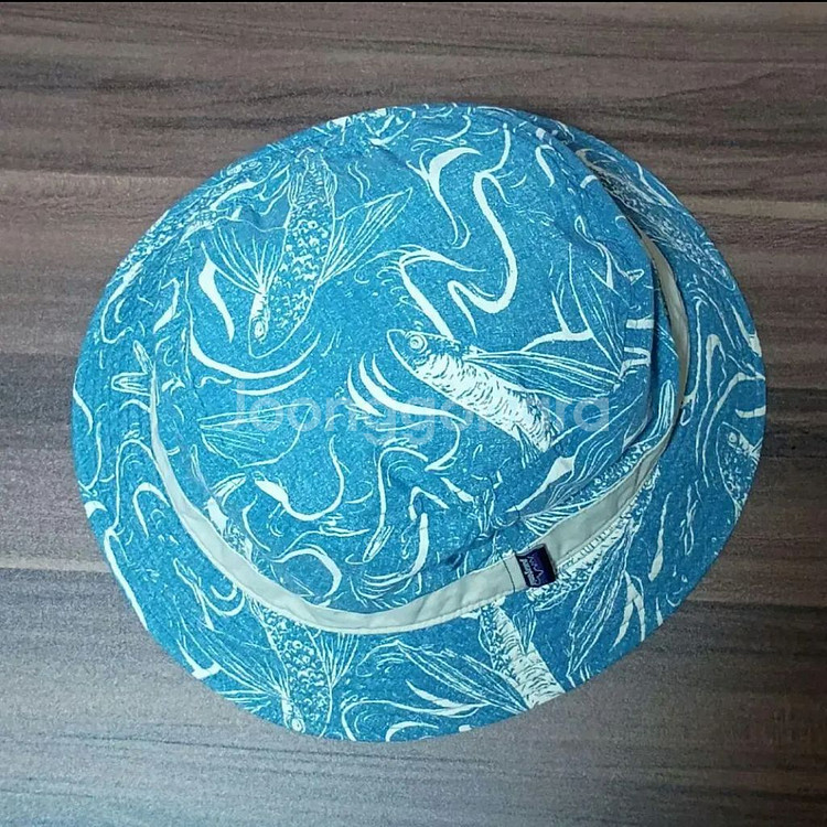 파타고니아 웨이브 페어러 날치 버킷햇 L 사이즈--4