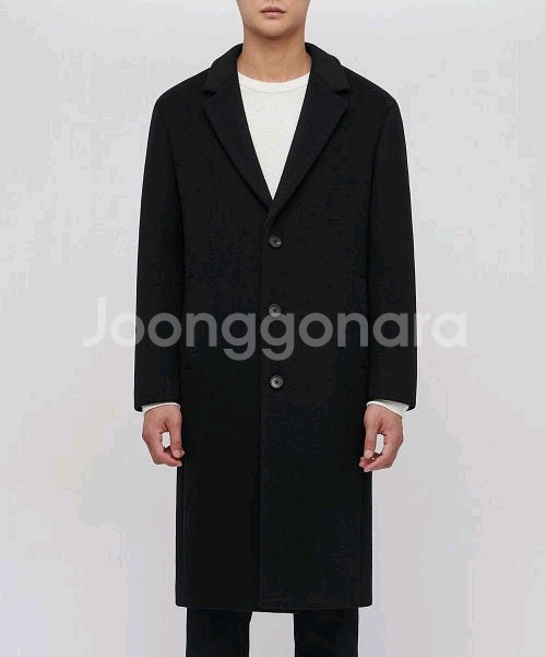 무신사 스탠다드 캐시미어 블렌드 오버사이즈 싱글 코트--1