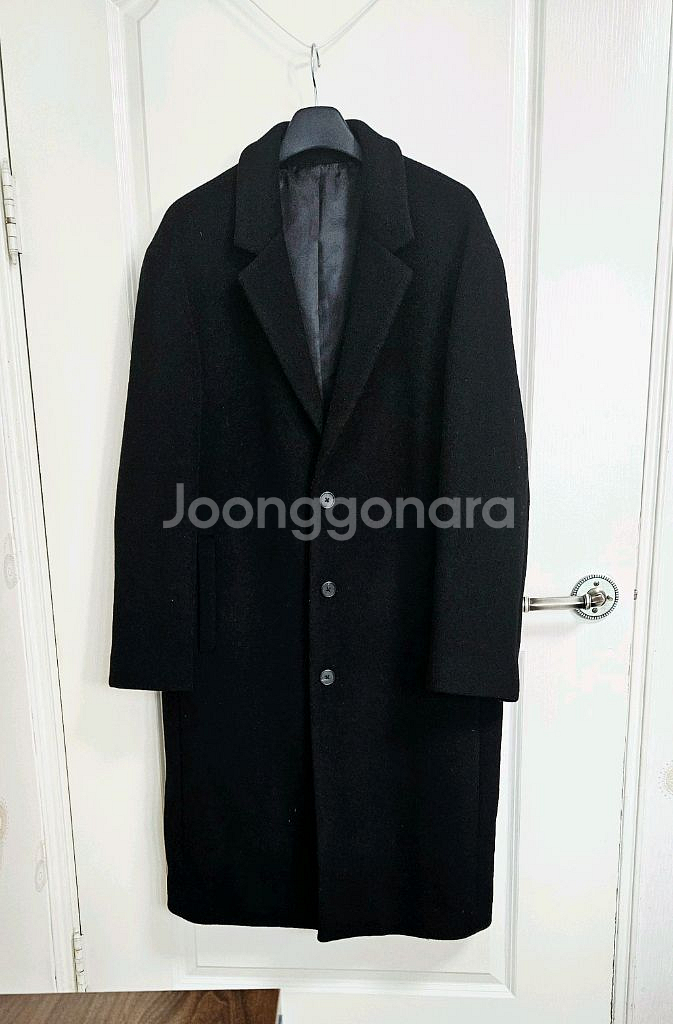 무신사 스탠다드 캐시미어 블렌드 오버사이즈 싱글 코트--5