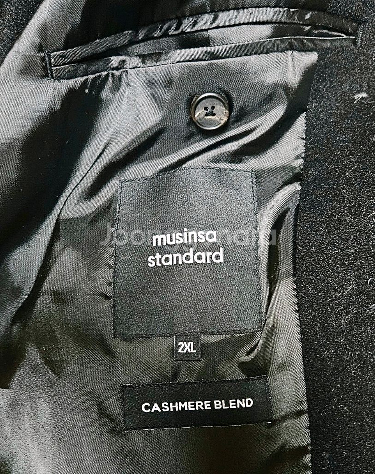 무신사 스탠다드 캐시미어 블렌드 오버사이즈 싱글 코트--8