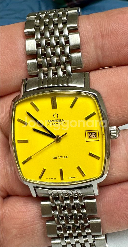 OMEGA 빈티지 오메가 시계 드빌 메탈 정품 오토메틱--8