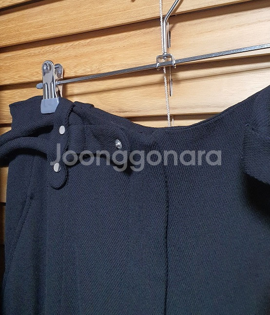 이로 IRO 블랙 벨티드 와이드 팬츠 66 사이즈 24--5