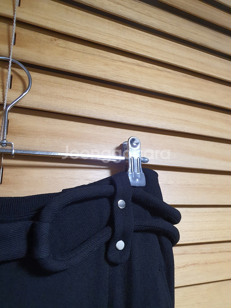 이로 IRO 블랙 벨티드 와이드 팬츠 66 사이즈 24--3