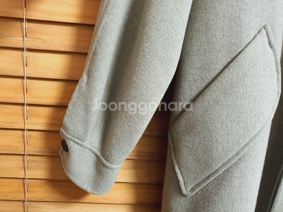 시스템 옴므 SYSTEM 핸드메이드 울 캐시미어 코트--6