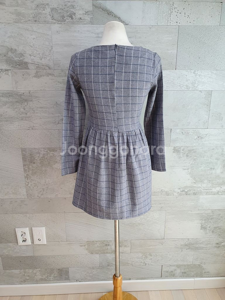 (상태좋음)체크 블라우스 프리사이즈 55--1