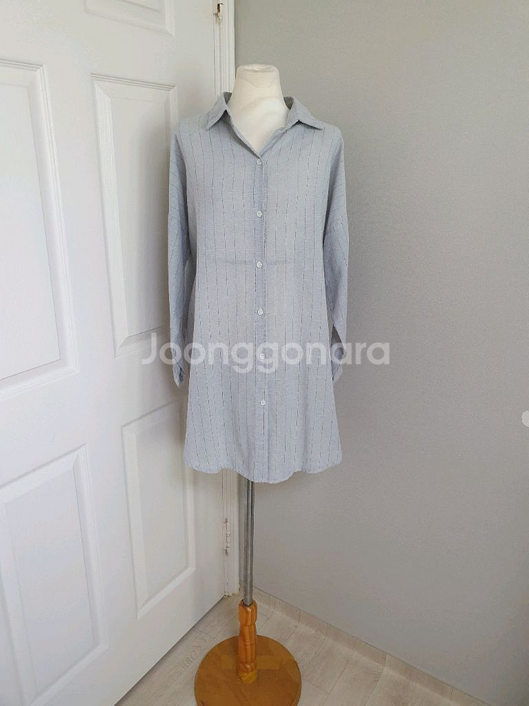 (상태양호)봄, 가을 롱 남방, 셔츠 44~77--0