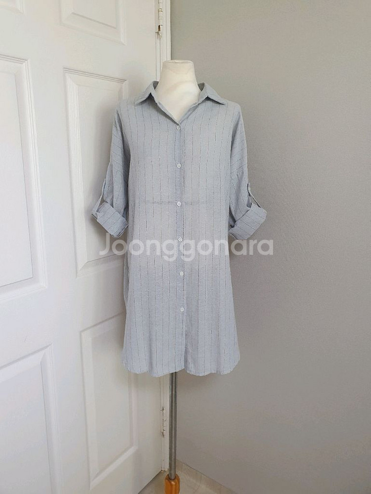 (상태양호)봄, 가을 롱 남방, 셔츠 44~77--2