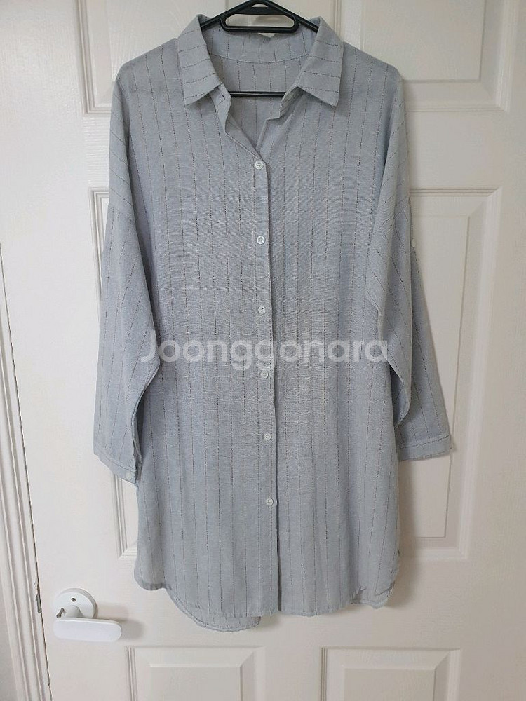 (상태양호)봄, 가을 롱 남방, 셔츠 44~77--3