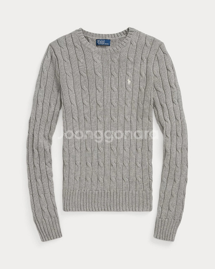 봄제품 (새상품)폴로 랄프로렌 여성 케이블 니트 스웨터--6