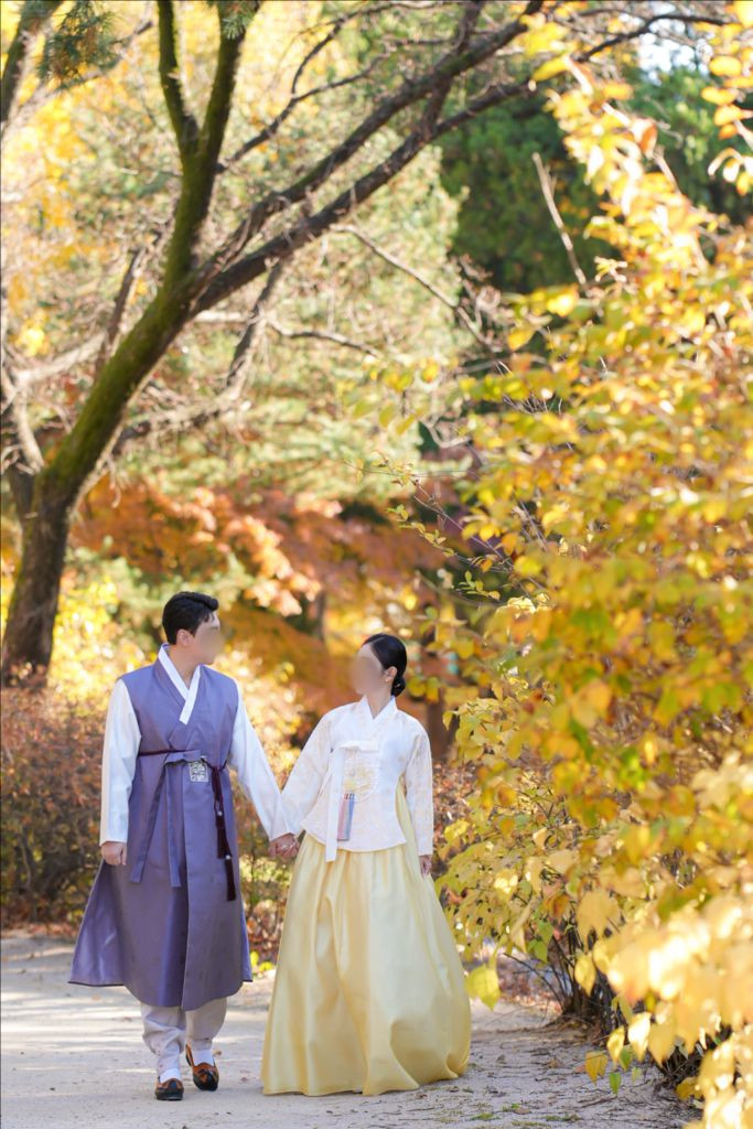 맞춤 한복 신랑신부 세트 팔아요 장원영한복 당의--5