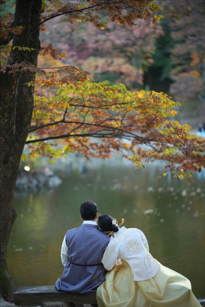 맞춤 한복 신랑신부 세트 팔아요 장원영한복 당의--4