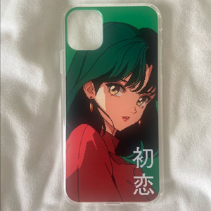 아이폰11 빈티지 단발 소녀 젤하드 폰케이스