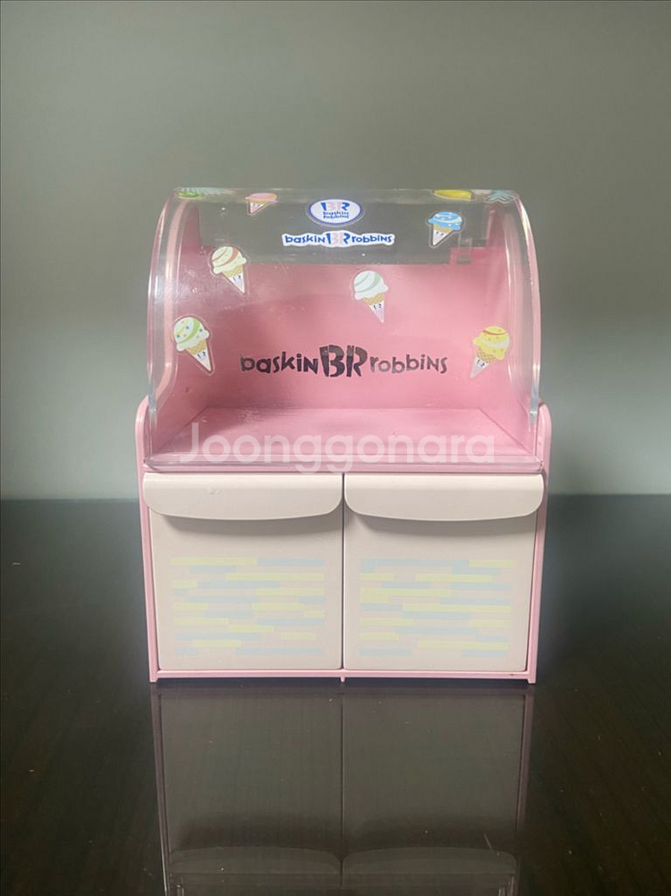 에뛰드x배스킨라빈스 화장품 정리함--1