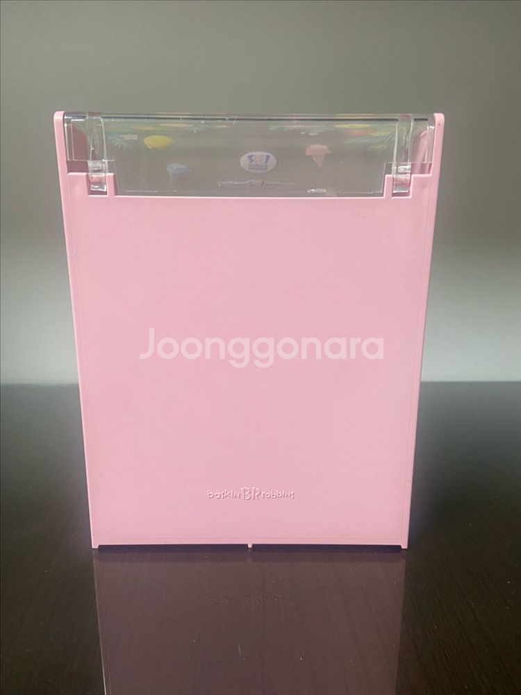 에뛰드x배스킨라빈스 화장품 정리함--3