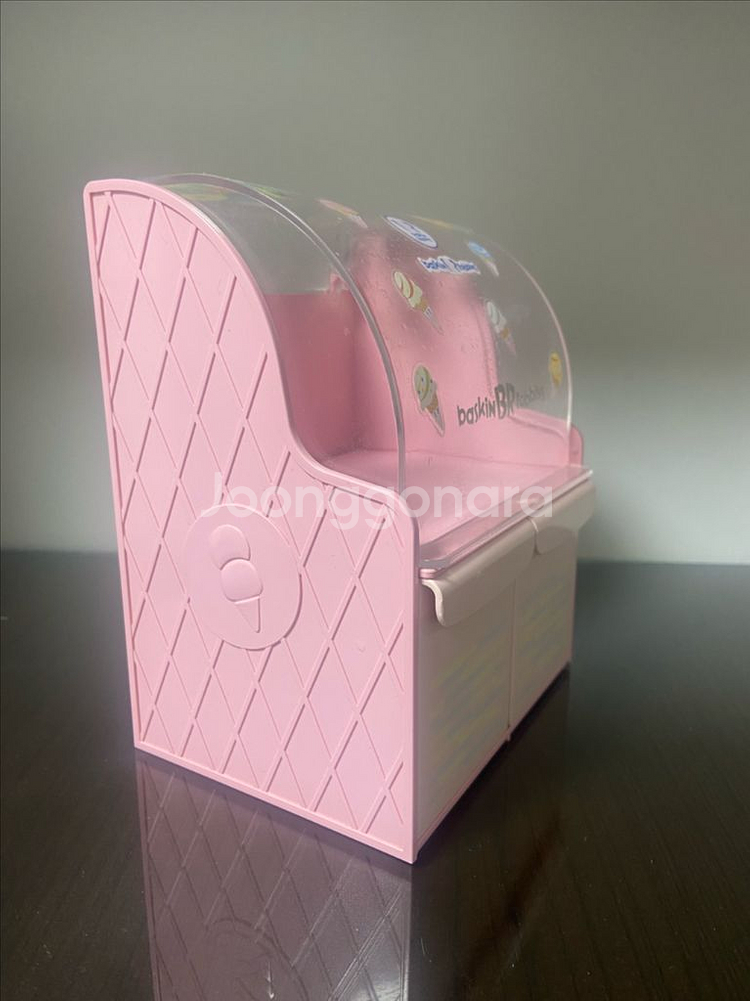 에뛰드x배스킨라빈스 화장품 정리함--4