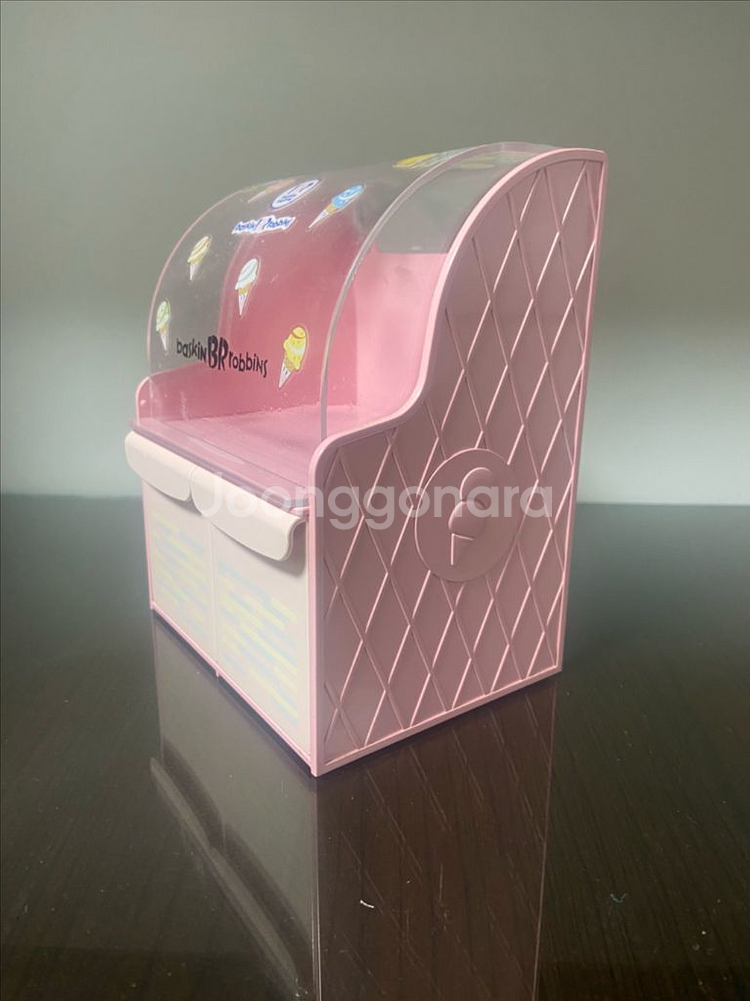 에뛰드x배스킨라빈스 화장품 정리함--2