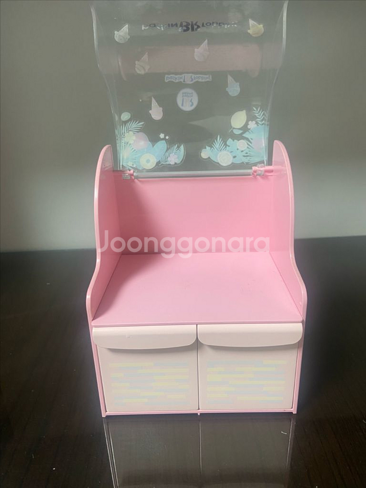 에뛰드x배스킨라빈스 화장품 정리함--5