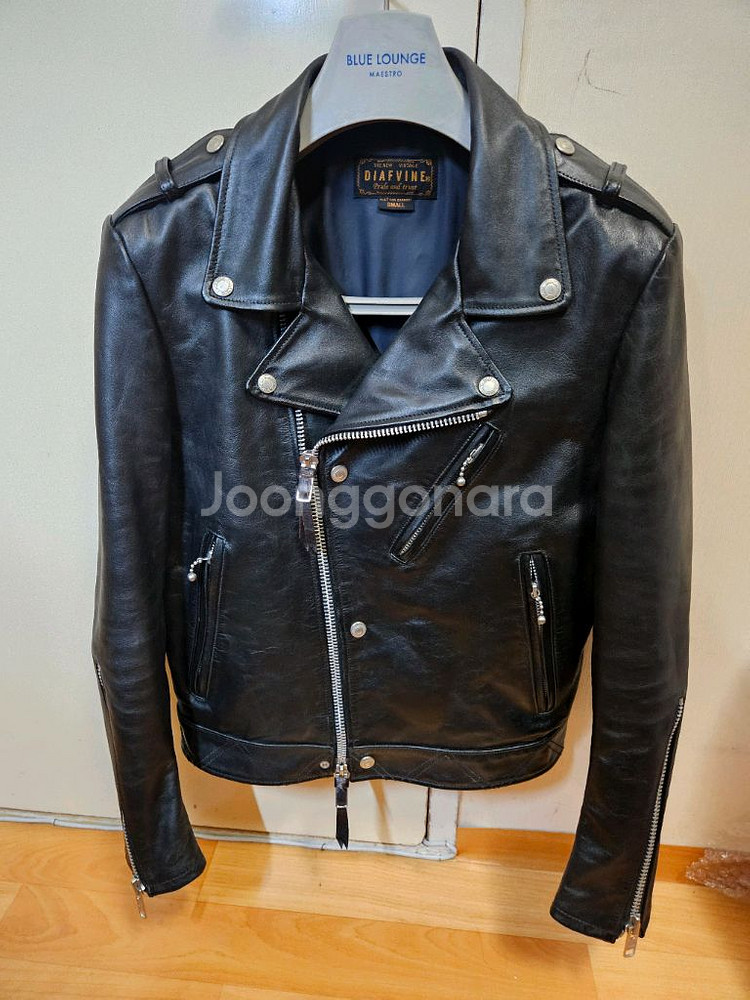 95 M) 디아프바인 재키 더블라이더 가죽자켓--2