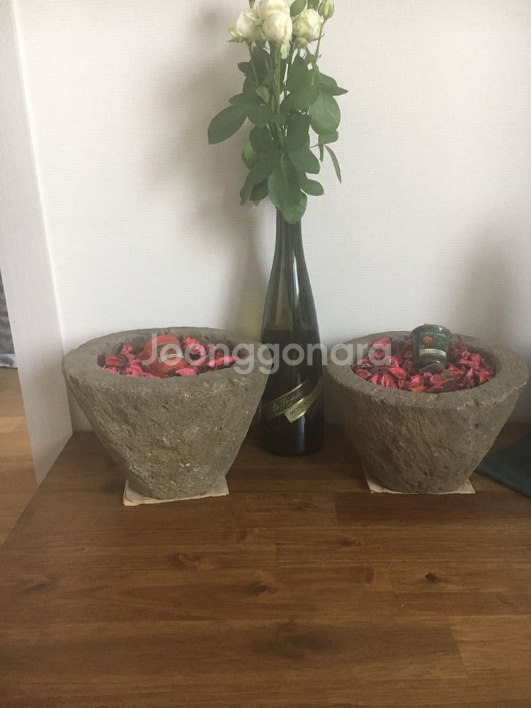 진태옥 태홈 인테리어브랜드 돌확 캔들 지름 25내외 개--0