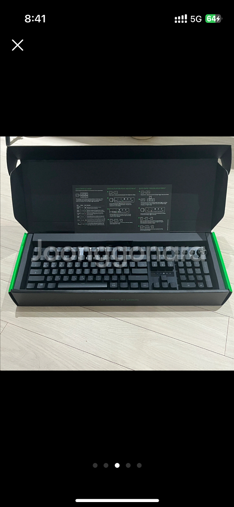 새상품) 레이저 헌츠맨 v3 pro 키보드, 게이밍 마우스 (정가62만)--2