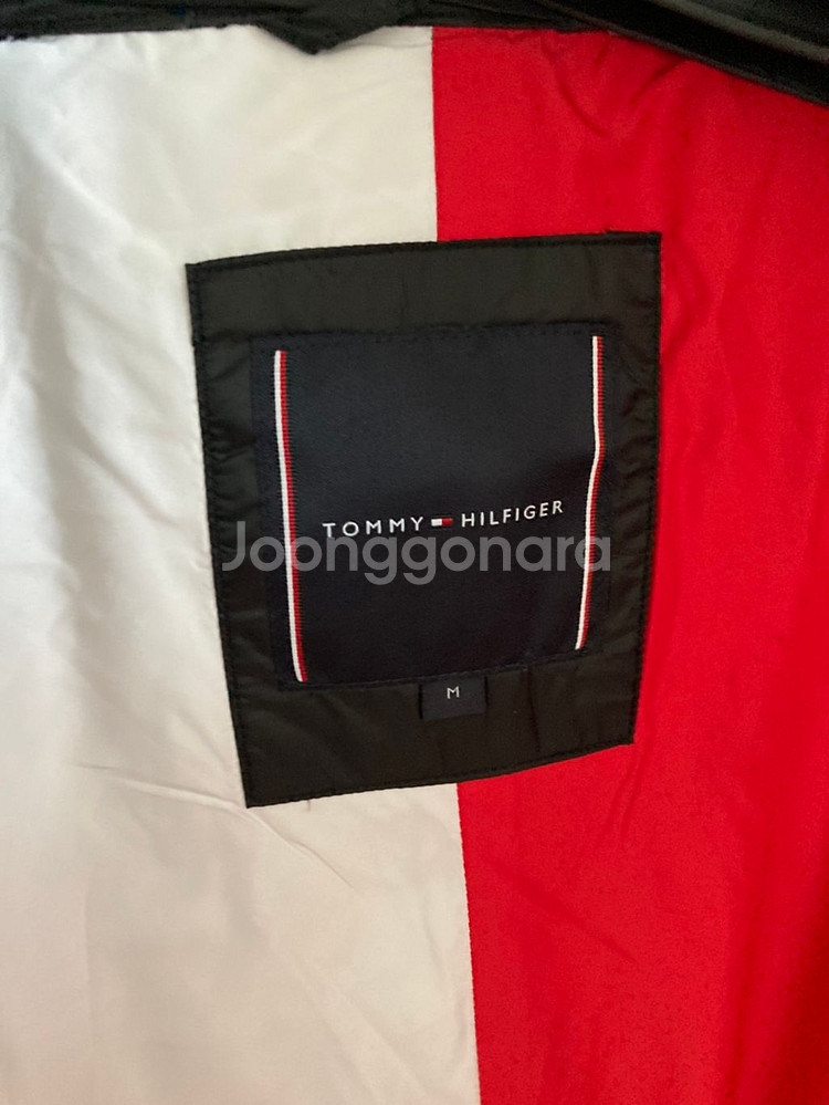 타미필피거 정품 오리털8:2 벤치카파 롱패딩--3