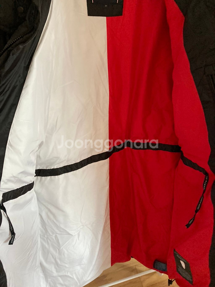 타미필피거 정품 오리털8:2 벤치카파 롱패딩--6