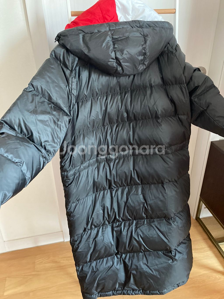 타미필피거 정품 오리털8:2 벤치카파 롱패딩--7