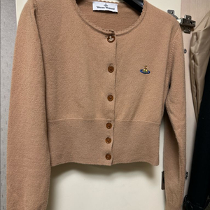 비비안웨스트우드 BEA 베아 로고 크롭 가디건 XS