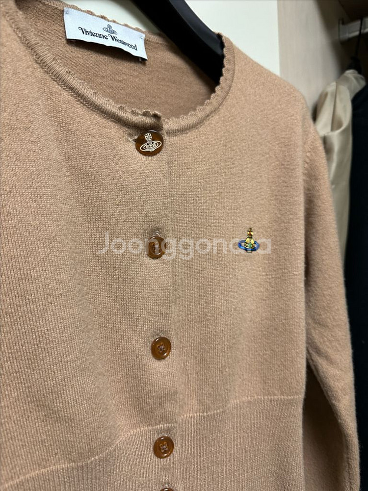 비비안웨스트우드 BEA 베아 로고 크롭 가디건 XS--1