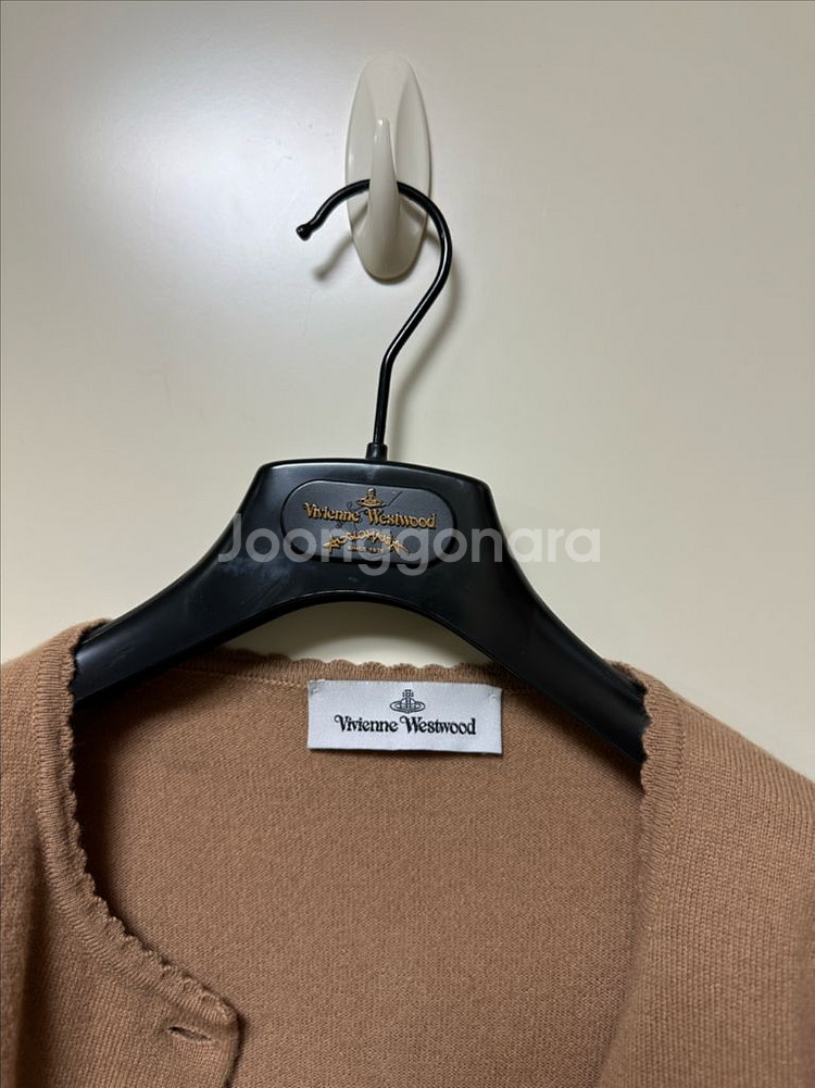 비비안웨스트우드 BEA 베아 로고 크롭 가디건 XS--5