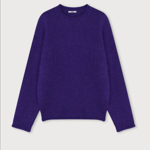 에토스 SOFT OVERSIZED KNIT 퍼플색