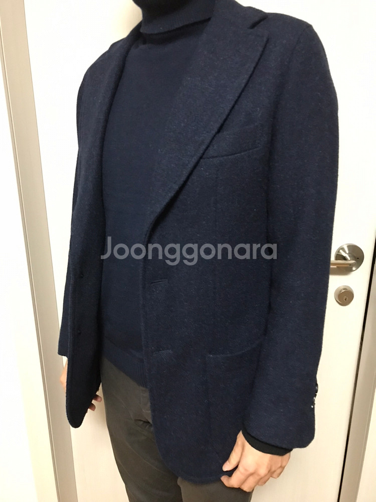 100% 모 울소재 럭셔리 재킷 3버튼 정장 재킷 새제--3