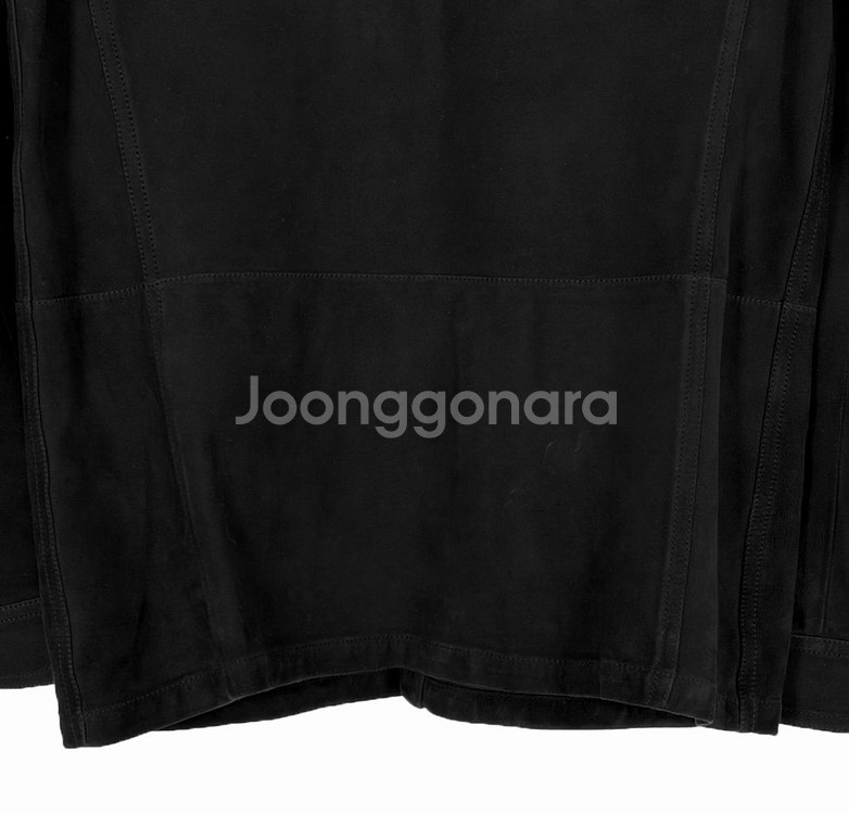 [48] 톰포드 카프스킨 스웨이드 트러커 자켓 블랙--7