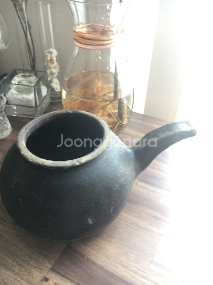 골동품 100년된 약탕기 인테리어 소품용 사진 실사 상--0