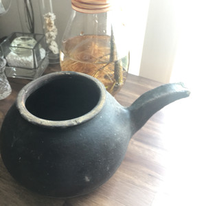 골동품 100년된 약탕기 인테리어 소품용 사진 실사 상