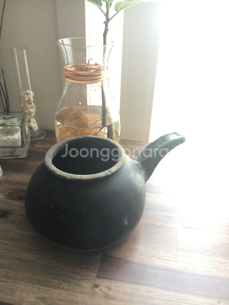 골동품 100년된 약탕기 인테리어 소품용 사진 실사 상--1