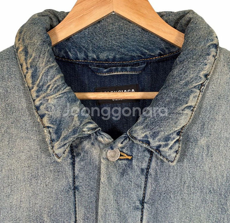 [50] 발렌시아가 재패니스 패디드 데님 패딩 자켓--2