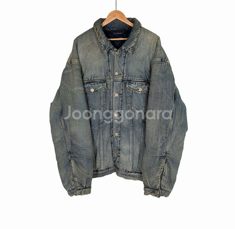 [50] 발렌시아가 재패니스 패디드 데님 패딩 자켓--0