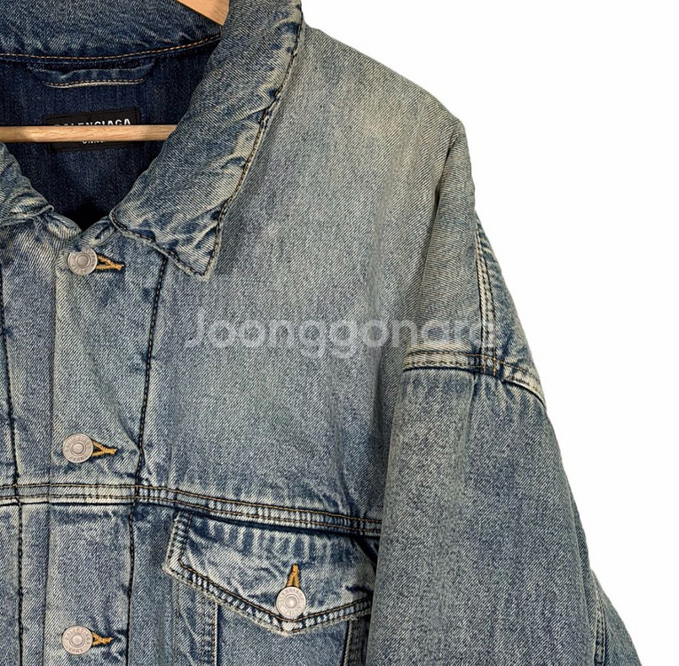 [50] 발렌시아가 재패니스 패디드 데님 패딩 자켓--3