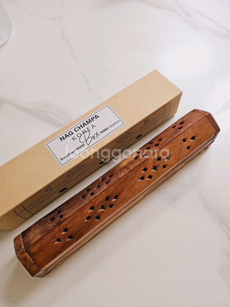 (새상품) 나그참파 코끼리 인센스홀더 3세트--0