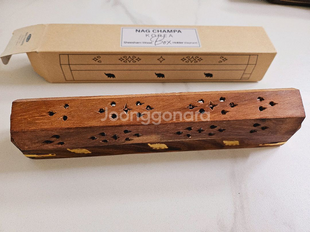 (새상품) 나그참파 코끼리 인센스홀더 3세트--1