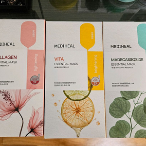 메디힐 에센셜 마스크팩 3종세트 (총30매/새상품)