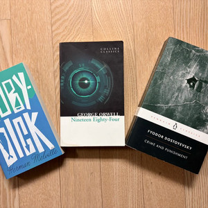 영어 소설책 3권