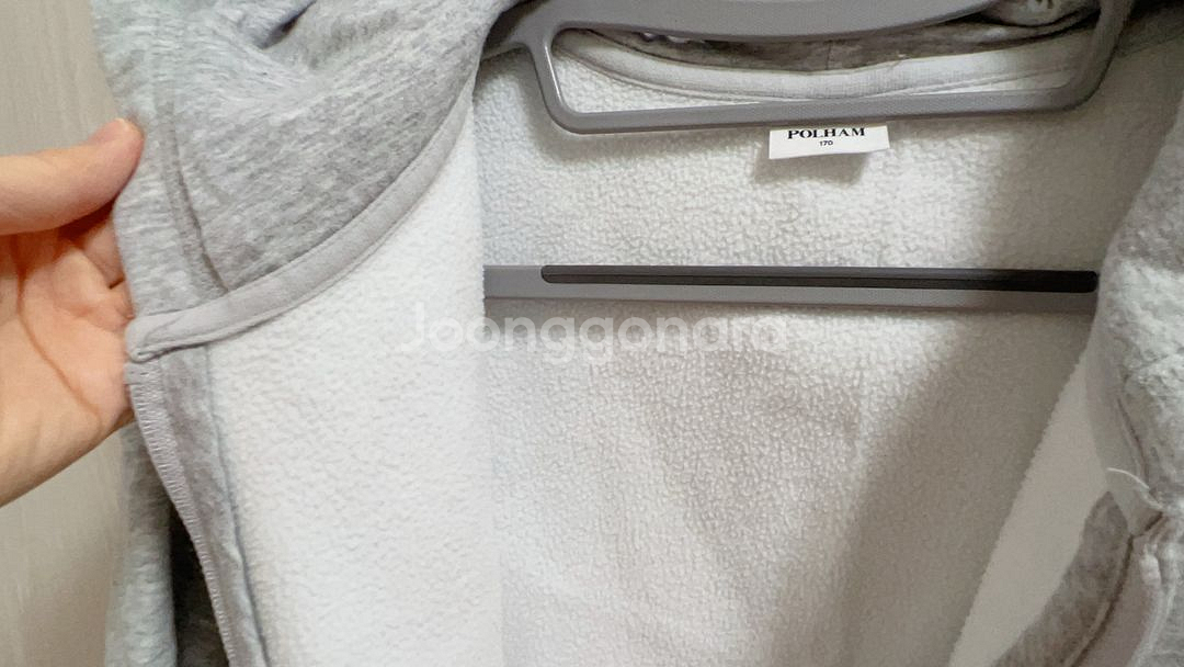 폴햄 키즈 기모후드집업 사이즈170--2