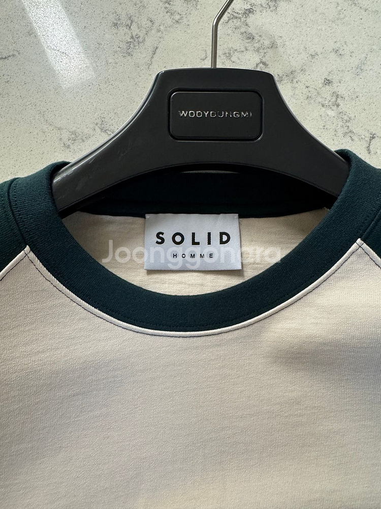 [새제품] 솔리드옴므 25fw 나그랑 티셔츠 48--3