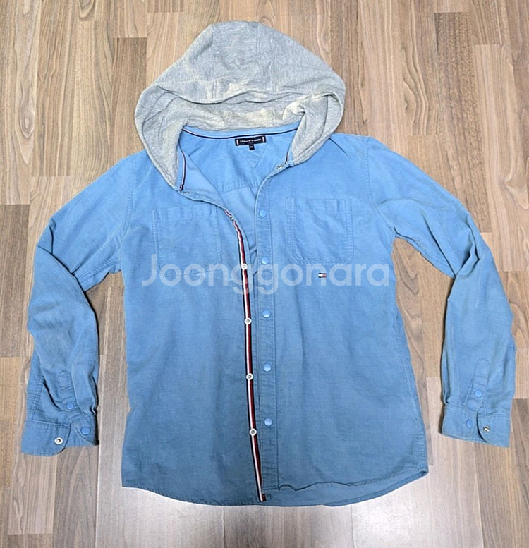 타미힐피거) 코듀로이 후드 셔츠, 164--0